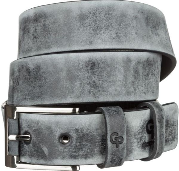 Ремінь чоловічий Grande Pelle 11050 сірий