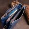 Вместительный клатч на два отделения женский ST Leather 19248 синий