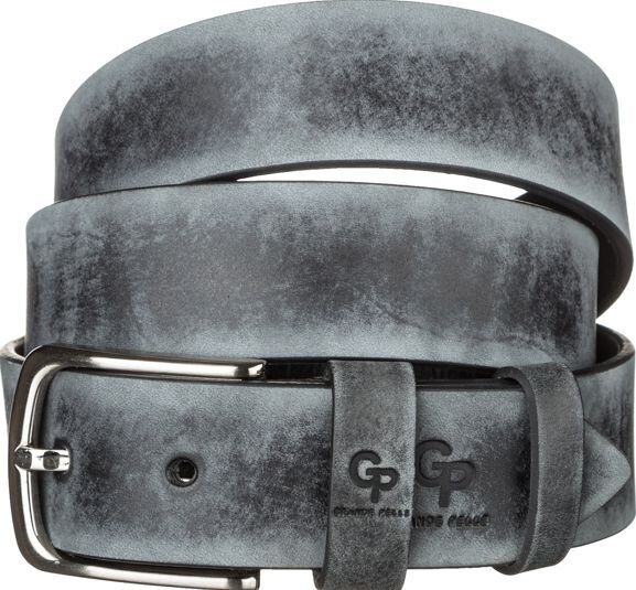 Ремень мужской Grande Pelle 11064 кожа серый