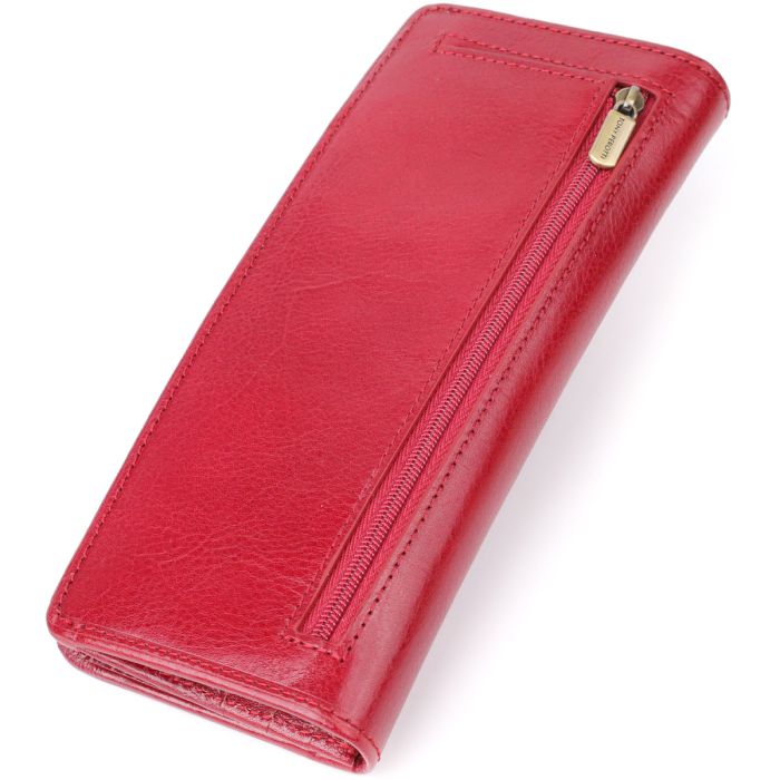 Женский кошелек из натуральной глянцевой кожи Tony Perotti 20895_1 (2701Z rosso) красный