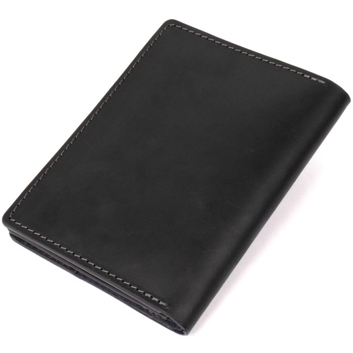 Кожаная обложка для документов Grande Pelle 11494 черный