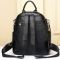 Стильний жіночий шкіряний рюкзак чорний міський 51124 Tiding Bag