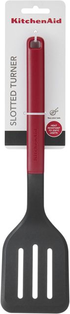 Лопатка з прорізами KitchenAid Classic, 34 см, червоний (KHA002OHEREG)