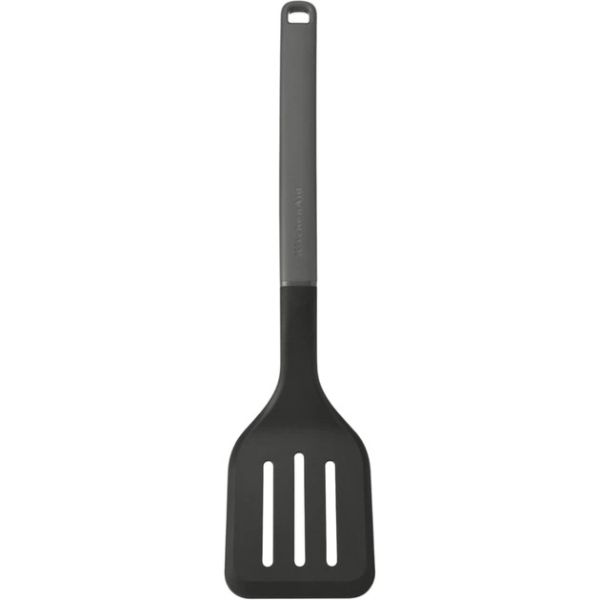 Лопатка з прорізами KitchenAid Classic, 34 см, сірий (KHA002OHCHGG)