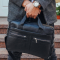 Мужская сумка для ноутбука и документов черная SK N8256 Tiding Bag