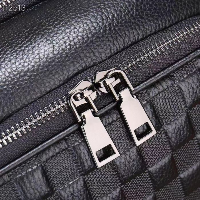Рюкзак чоловічий шкіряний міський для ноутбука та документів Tiding Bag 13292 чорний