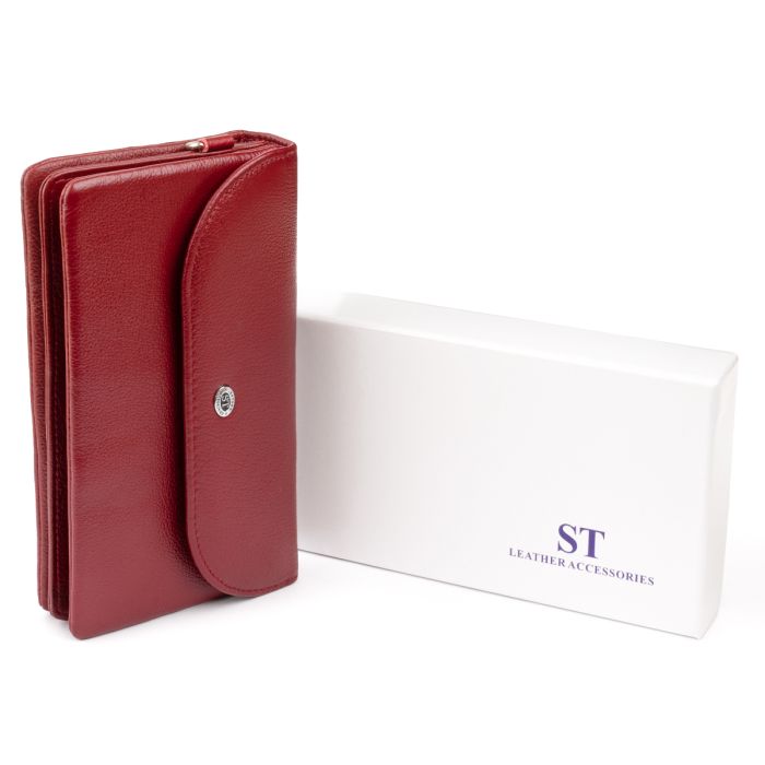 Клатч из кожи женский ST Leather 19318 бордовый