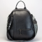 Жіночий шкіряний рюкзак міський чорний 73590 Tiding Bag