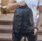 Шкіряний чоловічий рюкзак для ноутбука та поїздок чорний Tiding Bag D3-93438