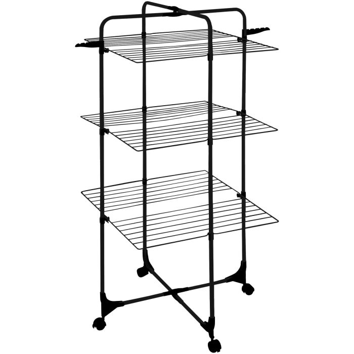 Сушарка для білизни підлогова Casa Si Exo 3 Black (CS92165H04H)