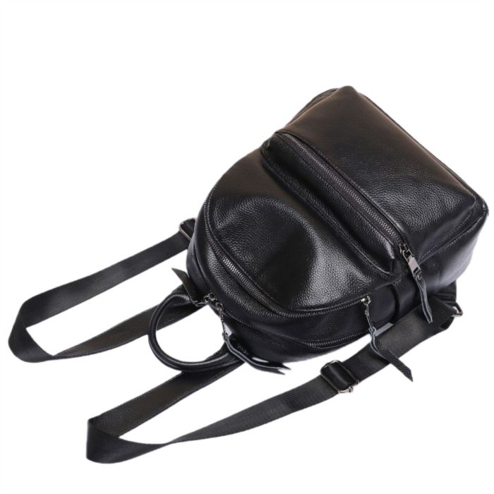 Жіноча сумка-рюкзак наплічний на кожен день 31х27х15 Tiding Bag чорний