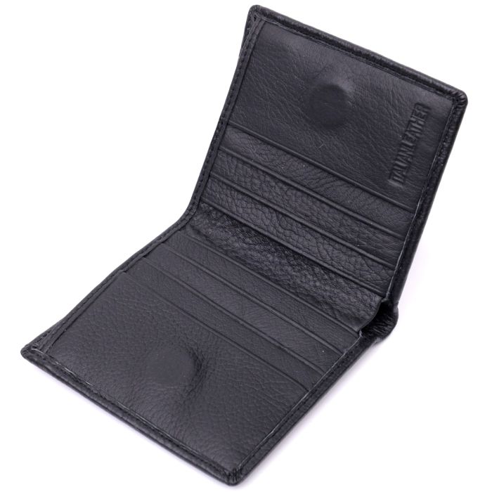 Универсальная модель кошелька из натуральной кожи ST Leather 19474 черная