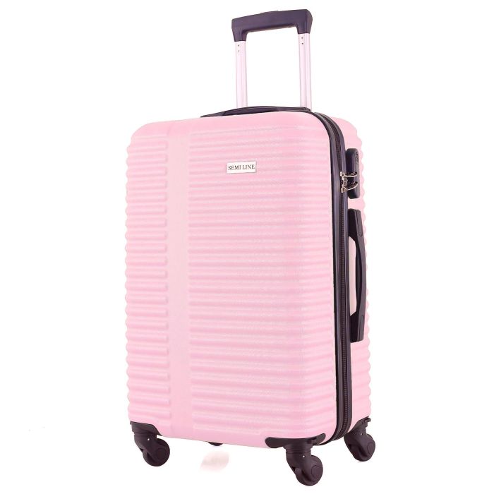 Валіза Semi Line 22" (M) Pink Cream (T5573-3)_Discounted