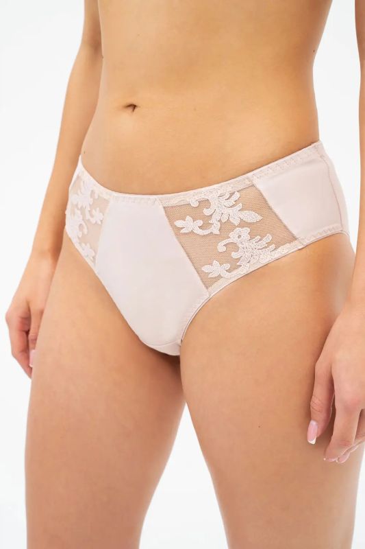 Трусики жіночі бікіні MARTINA 006 34 03 Effetto Lingerie срібні-півонія