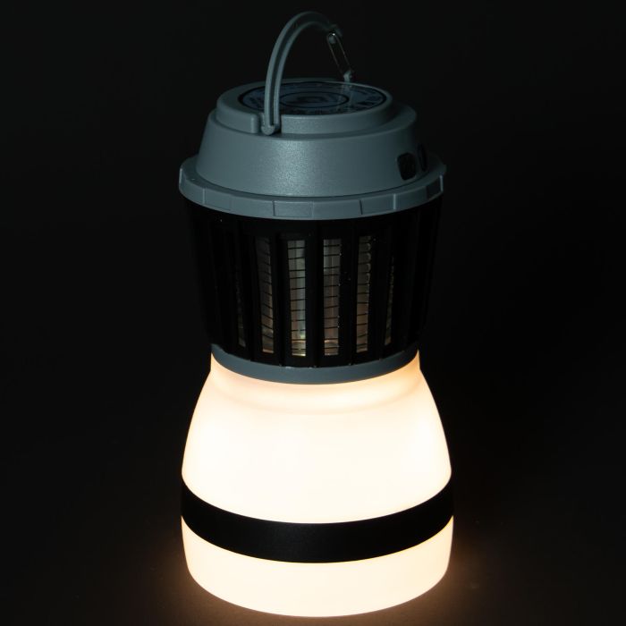 Ліхтар-знищувач комах Bo-Camp Atom WP Rechargable 200 Lumen Grey/Black (5818805)