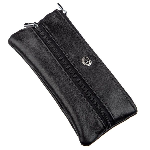 Мужская компактная ключница ST Leather 18838 черный