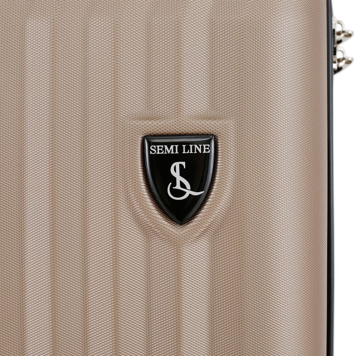 Валіза Semi Line 20" (S) Champagne (T5985-3)