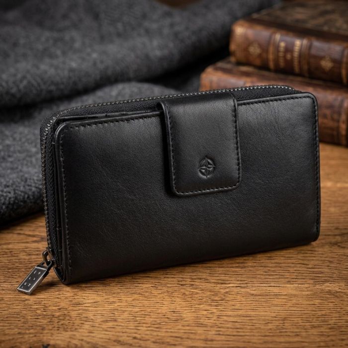 Жіноче портмоне Tony Perotti натуральна шкіра Cortina 5084 nero (90286) Чорне