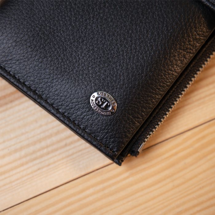 Классический кошелек-клатч ST Leather 19373 черный