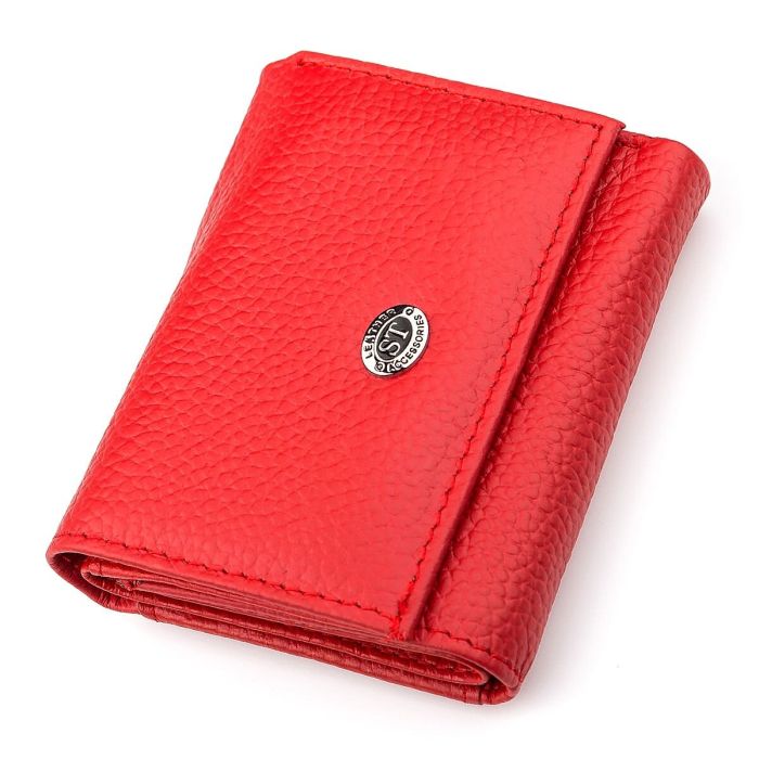 Гаманець ST Leather 18323 (ST440) дуже зручний жіночий червоний