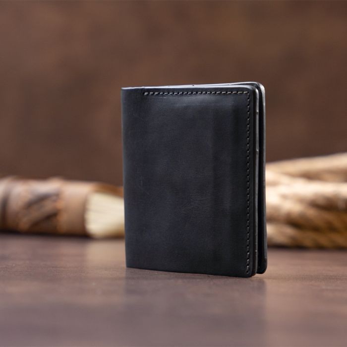 Функціональне тонке портмоне Grande Pelle 11326 чорне