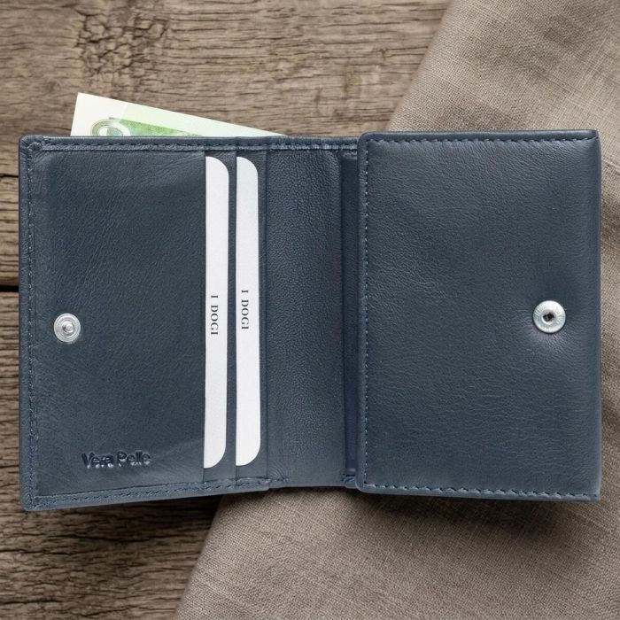 Женский портмоне Tony Perotti натуральная кожа Cortina 5089 (90195) темно-синяя