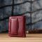 Женский кошелек вертикального формата из натуральной кожи ST Leather 23071 бордовый