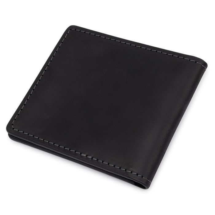 Кожаная матовая обложка для удостоверения Grande Pelle 11525 черный