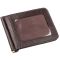 Зручний чоловічий затискач для купюр ST Leather 18938 коричневий