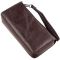 Жіночий клатч з ремінцем на зап'ясті ST Leather 18867 коричневий