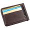 Стильний чоловічий затискач ST Leather 18941 коричневий