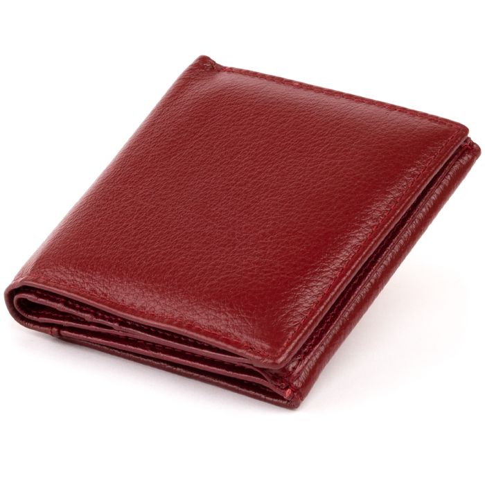 Компактный женский кошелек ST Leather 19257 бордовый