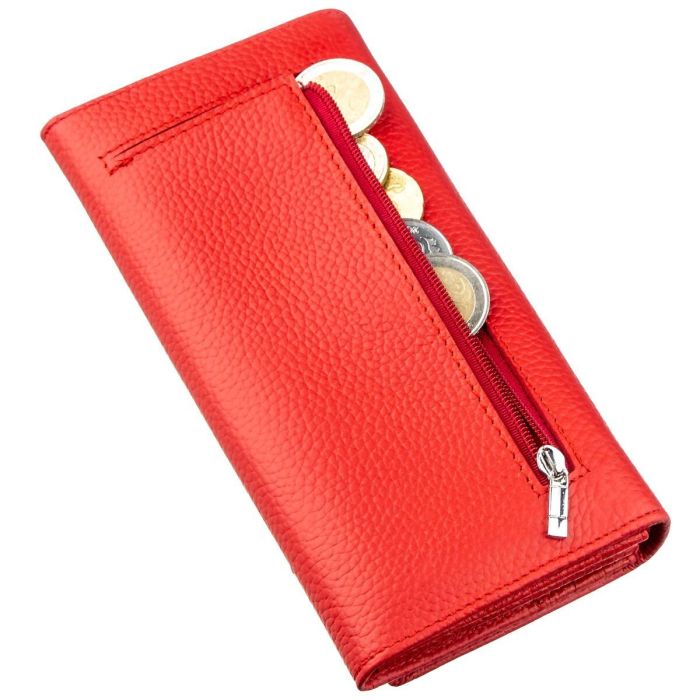 Дивовижний жіночий гаманець ST Leather 18858 червоний