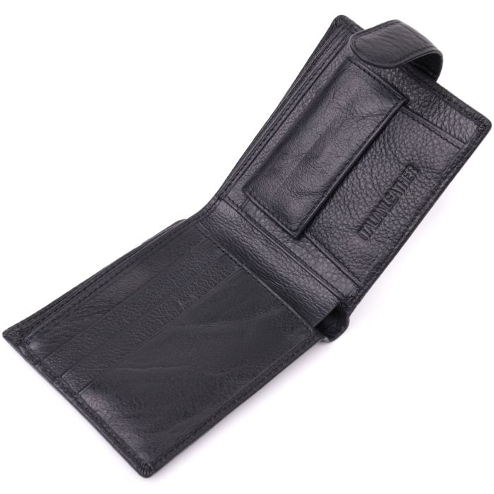 Мужской кошелек удобного размера ST Leather 22471 черный