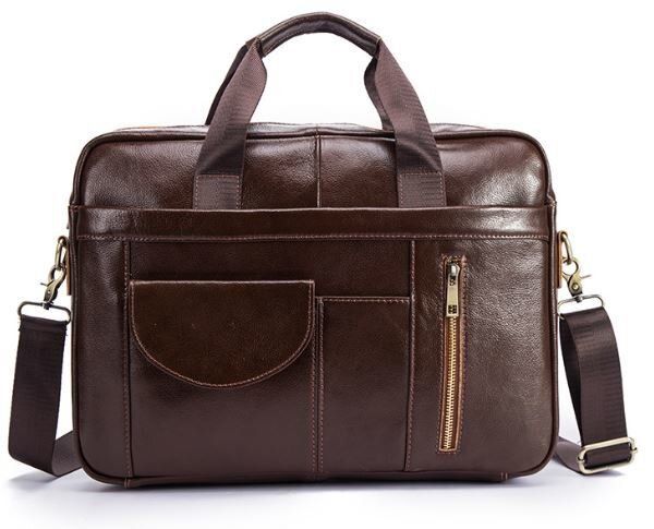 Сумка чоловіча під ноутбук 14882 Vintage коричнева