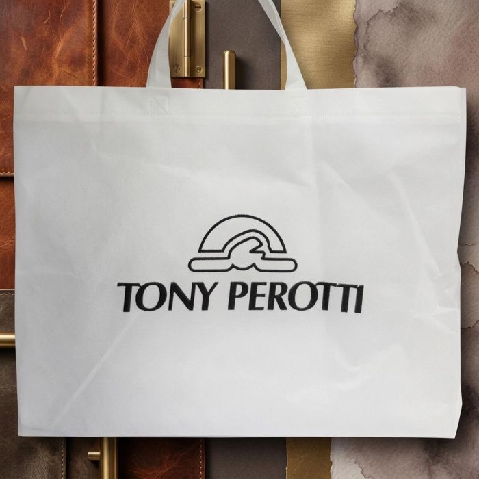 Чоловічий портфель з натуральної шкіри Tony Perotti Italico 9276G-35 (90416) Чорний