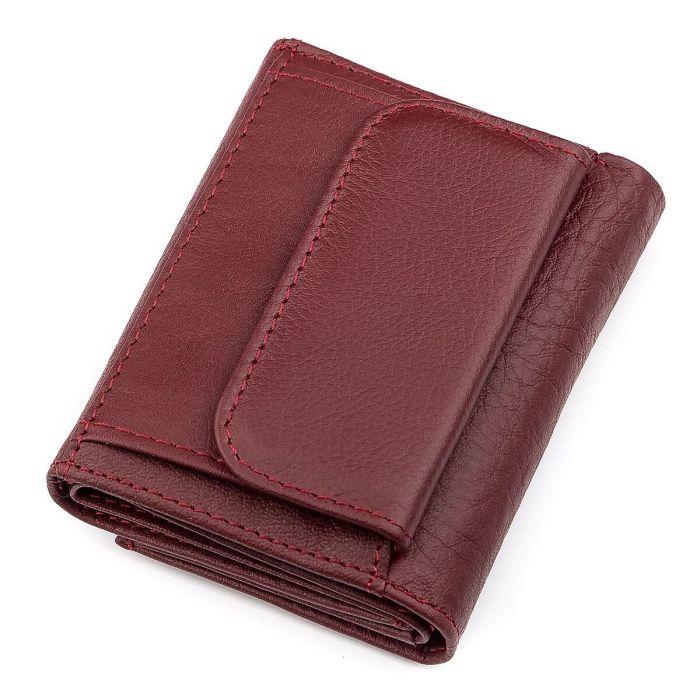 Гаманець ST Leather 18324 (ST440) натуральна бордова шкіра