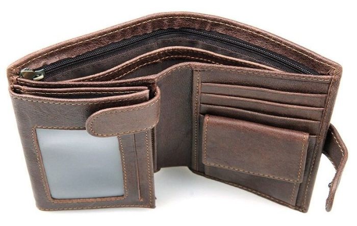 Портмоне мужское 14404 Vintage коричневое
