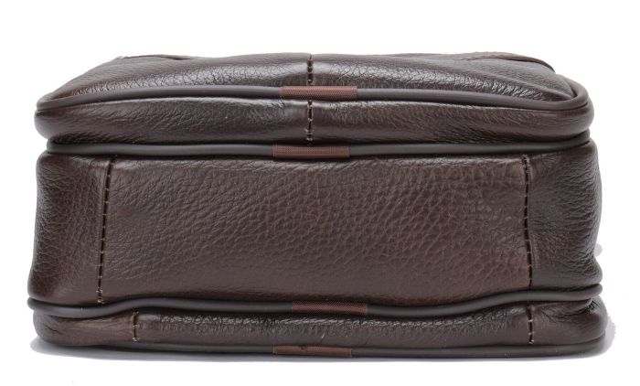 Месенджер чоловічий з двома кишенями 14706 Vintage коричневий