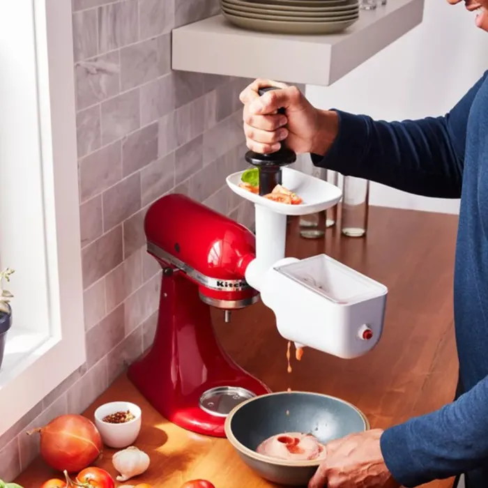 Насадка-сито для перетирання овочів і фруктів KitchenAid 5KSMFVSP до моделі 5KSMFGA біла