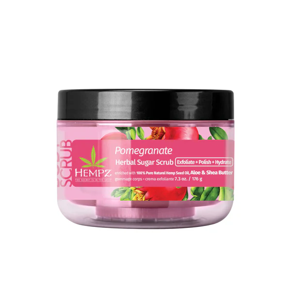 Скраб для тіла Pomegranate sugar scrub "Гранат" Hempz 176 г