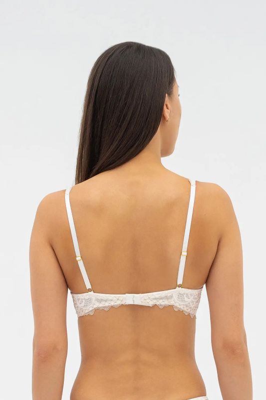 Бюстгальтер пуш-ап +1 зі з'ємними вкладишами LOREN 013 136 007 Effetto Lingerie молоко