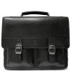 Чоловічий портфель з натуральної шкіри Tony Perotti Italico 9276G-35 (90416) Чорний