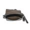 Кожаная сумка через плечо горизонтальная тонкая Tiding Bag 82298A черная