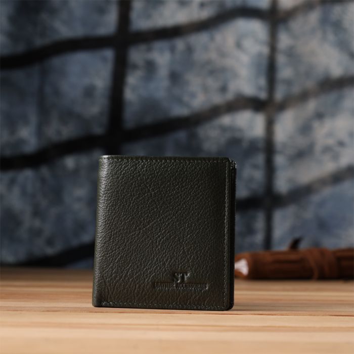 Жіночий гаманець на магніті з натуральної шкіри ST Leather 23093 зелений