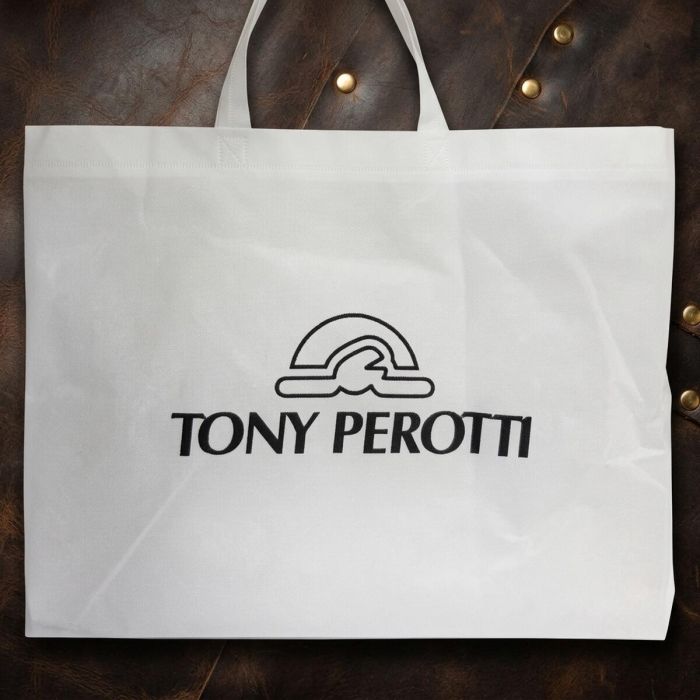 Мужская кожаная сумка Tony Perotti Contatto 9207 nero (90639) Черная