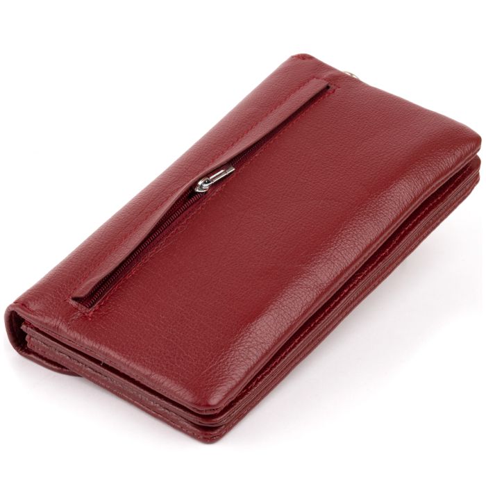 Клатч из кожи женский ST Leather 19318 бордовый