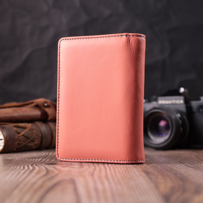 Оригинальный кошелек для женщин из натуральной кожи ST Leather 22499 оранжевый