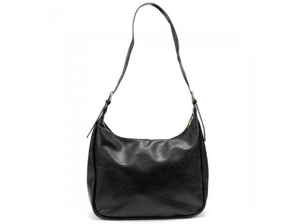 Шоппер великий із еко-шкіри чорний Lilly P4-6495A чорний