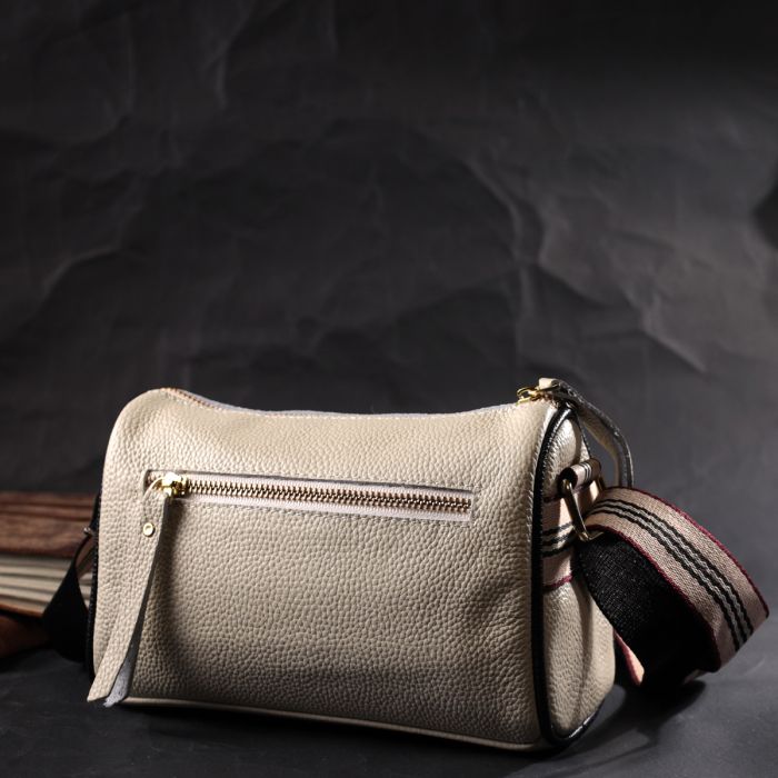 Дивовижна сумка для стильних жінок із натуральної шкіри Vintage 22264 білий